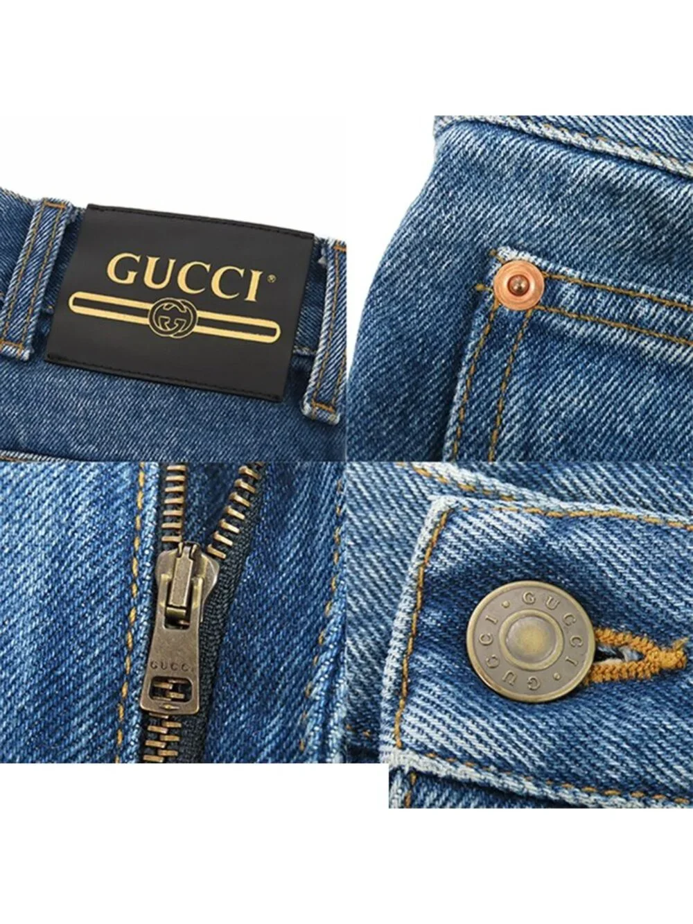 Gucci brand denim
